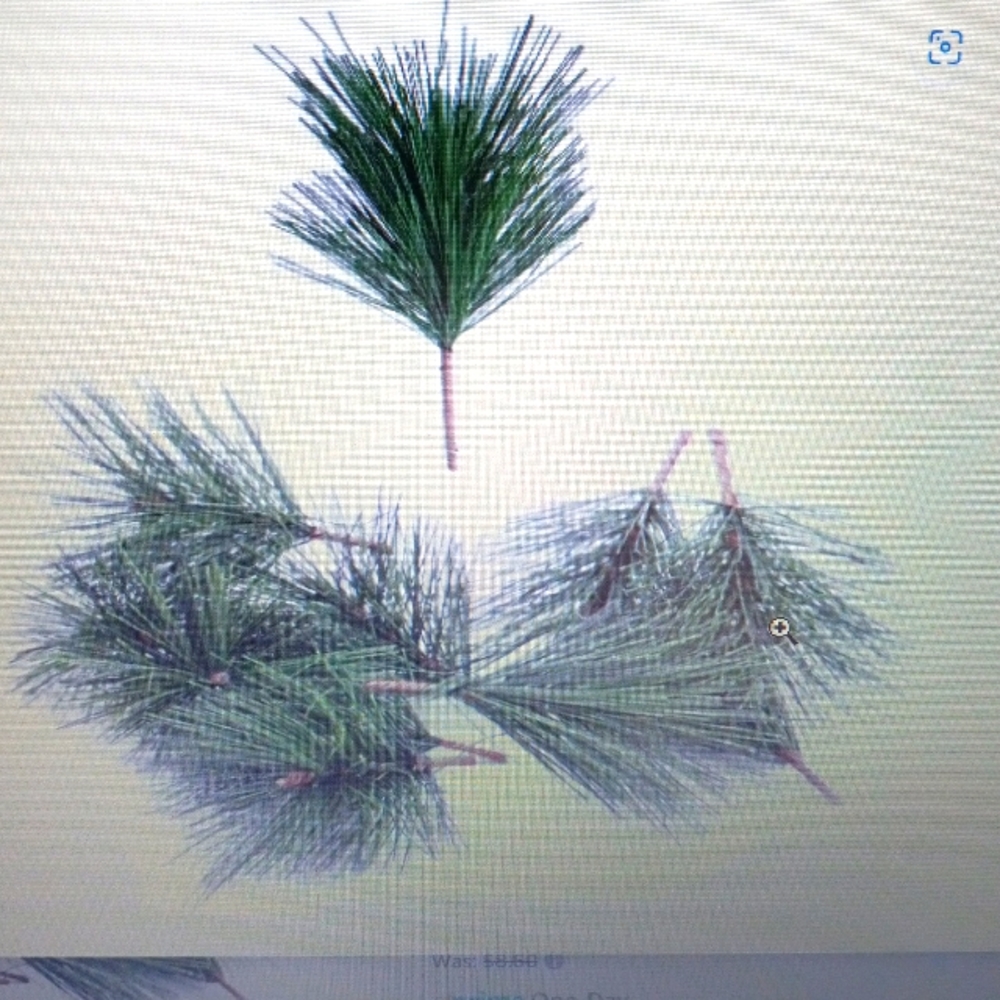Artificial  green pine needles